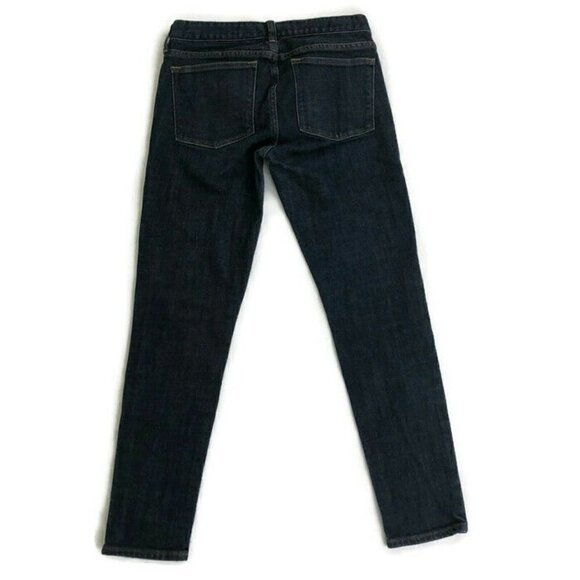 J. Crew Factory Women's Size 25 Skinny Jeans Toothpick Dark Wash Blue EUC - Picture 5 of 7